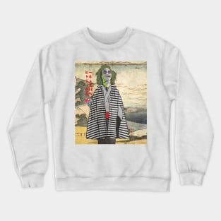 Beetlejuice goes to japan ukiyo-e Crewneck Sweatshirt